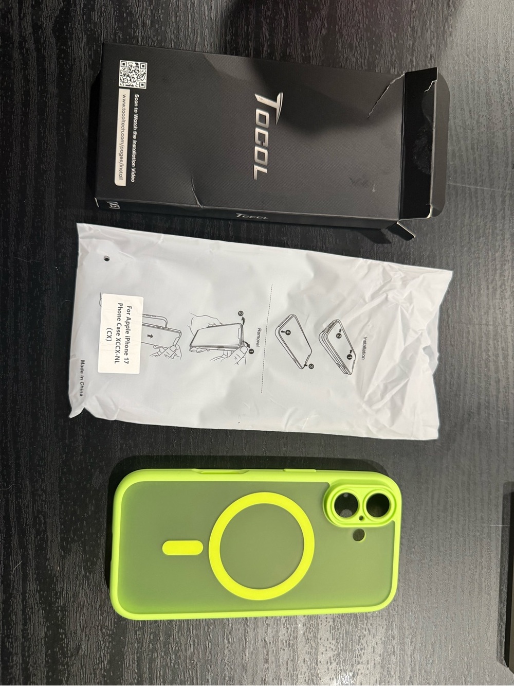 Neon Green Magnetic iPhone Case - Slim Protective Cover